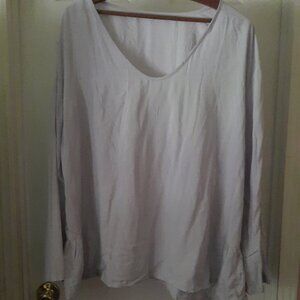 100% Rayon Light Blue/Gray Shell